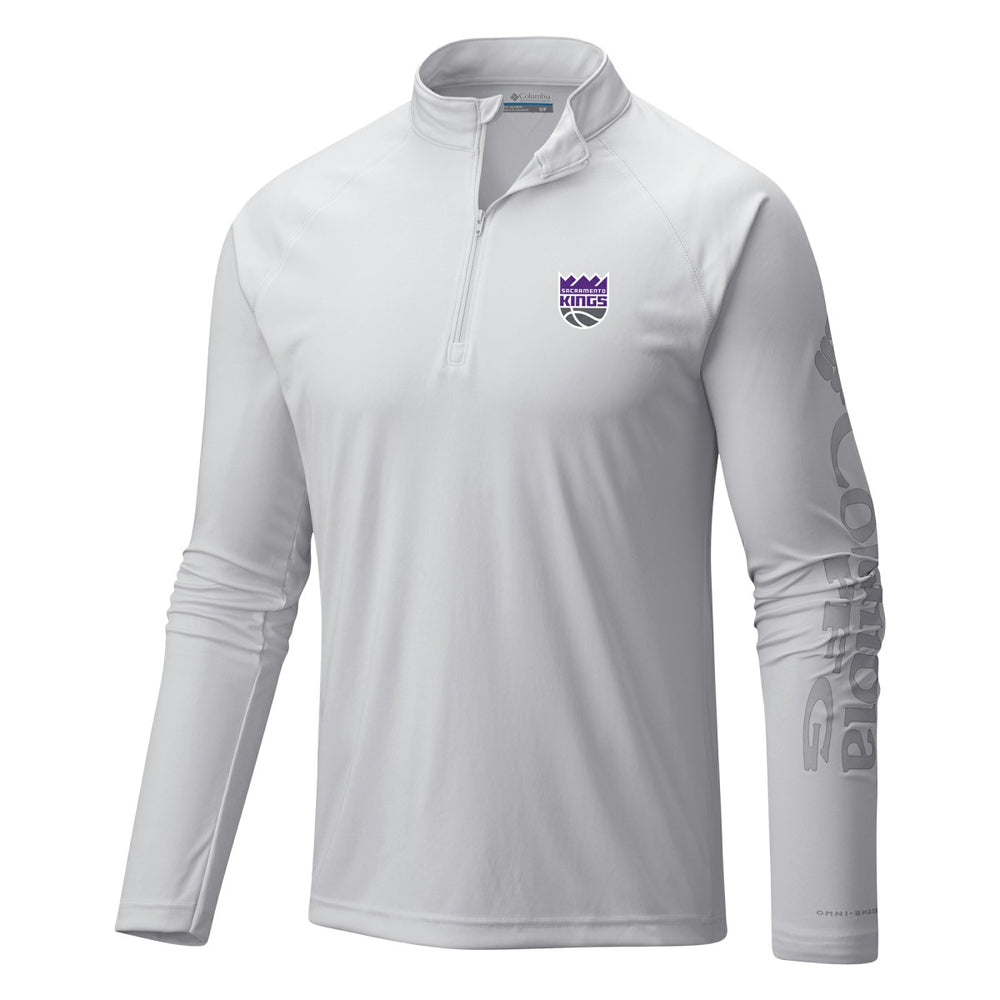 Sacramento Kings Terminal Tackle Raglan Omni-Shade Quarter-Zip Jacket Outlet