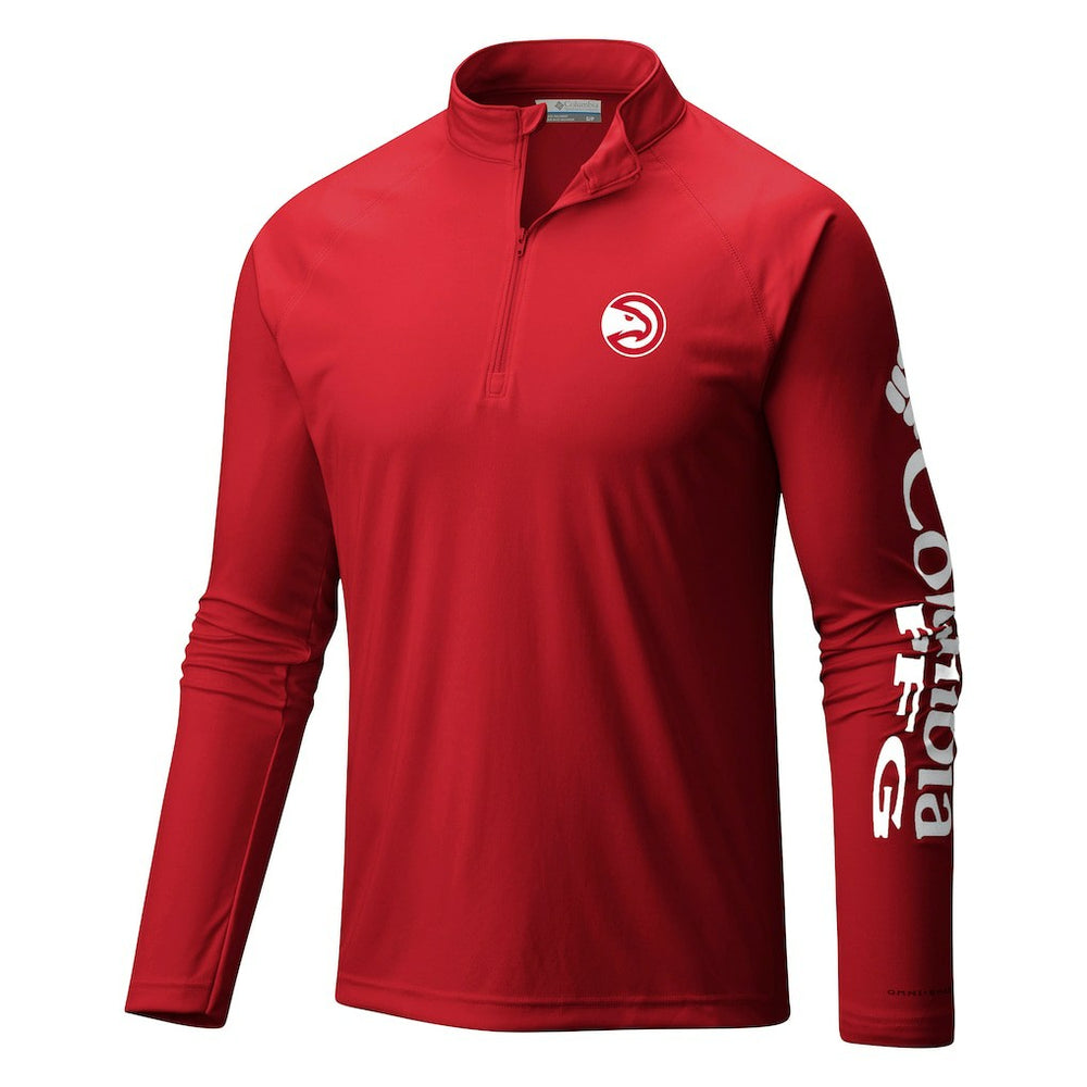 Atlanta Hawks Terminal Tackle Raglan Omni-Shade Quarter-Zip Jacket Online