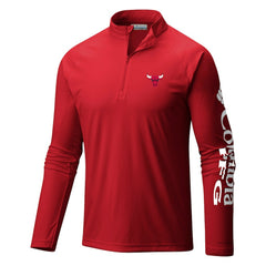 Chicago Bulls Terminal Tackle Raglan Omni-Shade Quarter-Zip Jacket On Sale
