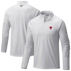 Chicago Bulls Terminal Tackle Raglan Omni-Shade Quarter-Zip Jacket Discount