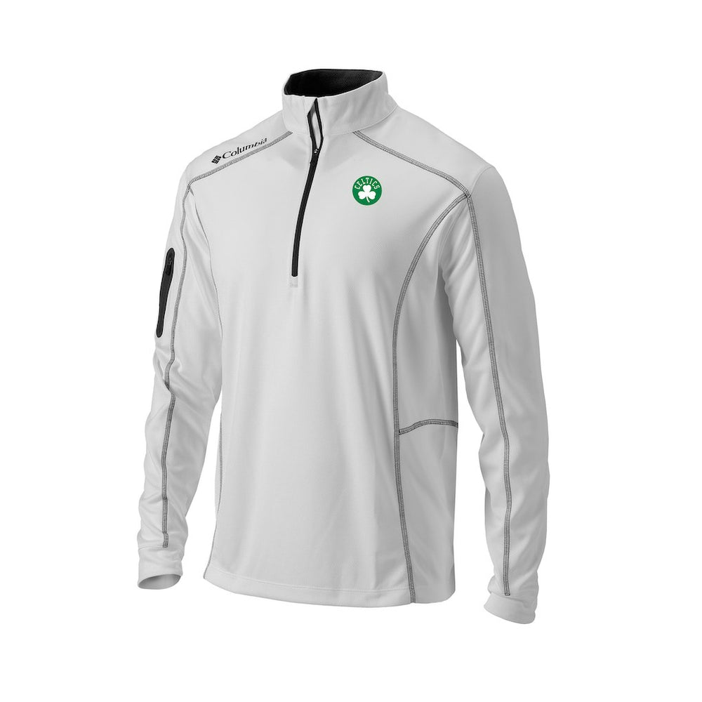 Boston Celtics Omni-Wick Shotgun Quarter-Zip Pullover New