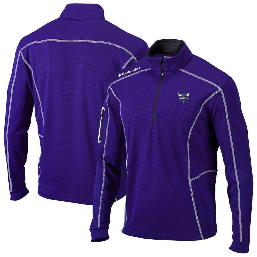 Charlotte Hornets Omni-Wick Shotgun Quarter-Zip Pullover On Sale