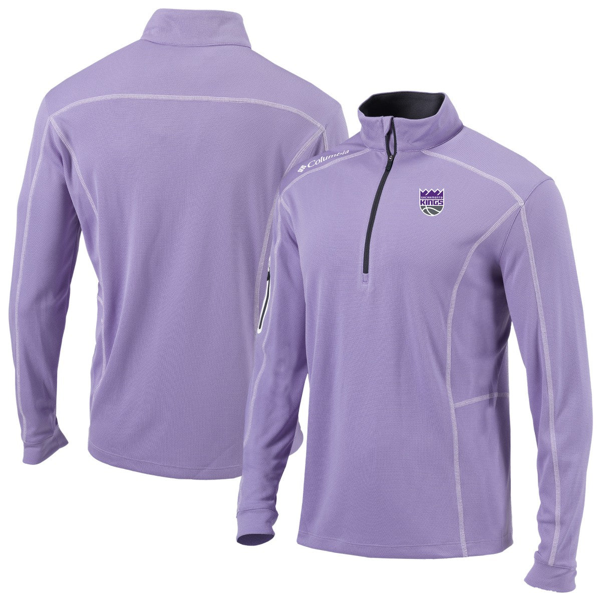 Sacramento Kings Omni-Wick Shotgun Quarter-Zip Pullover Online