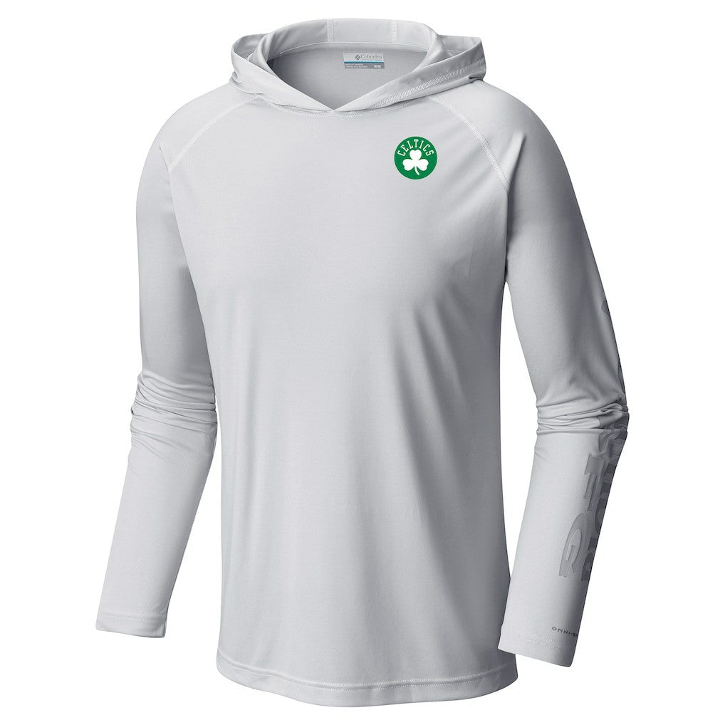 Boston Celtics Terminal Tackle Long Sleeve Hoodie T-Shirt New