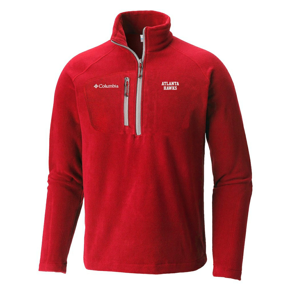 Atlanta Hawks Fast Trek III Half-Zip Fleece Pullover New