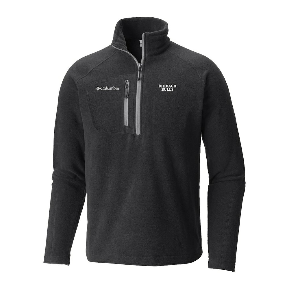 Chicago Bulls Fast Trek III Half-Zip Fleece Pullover New