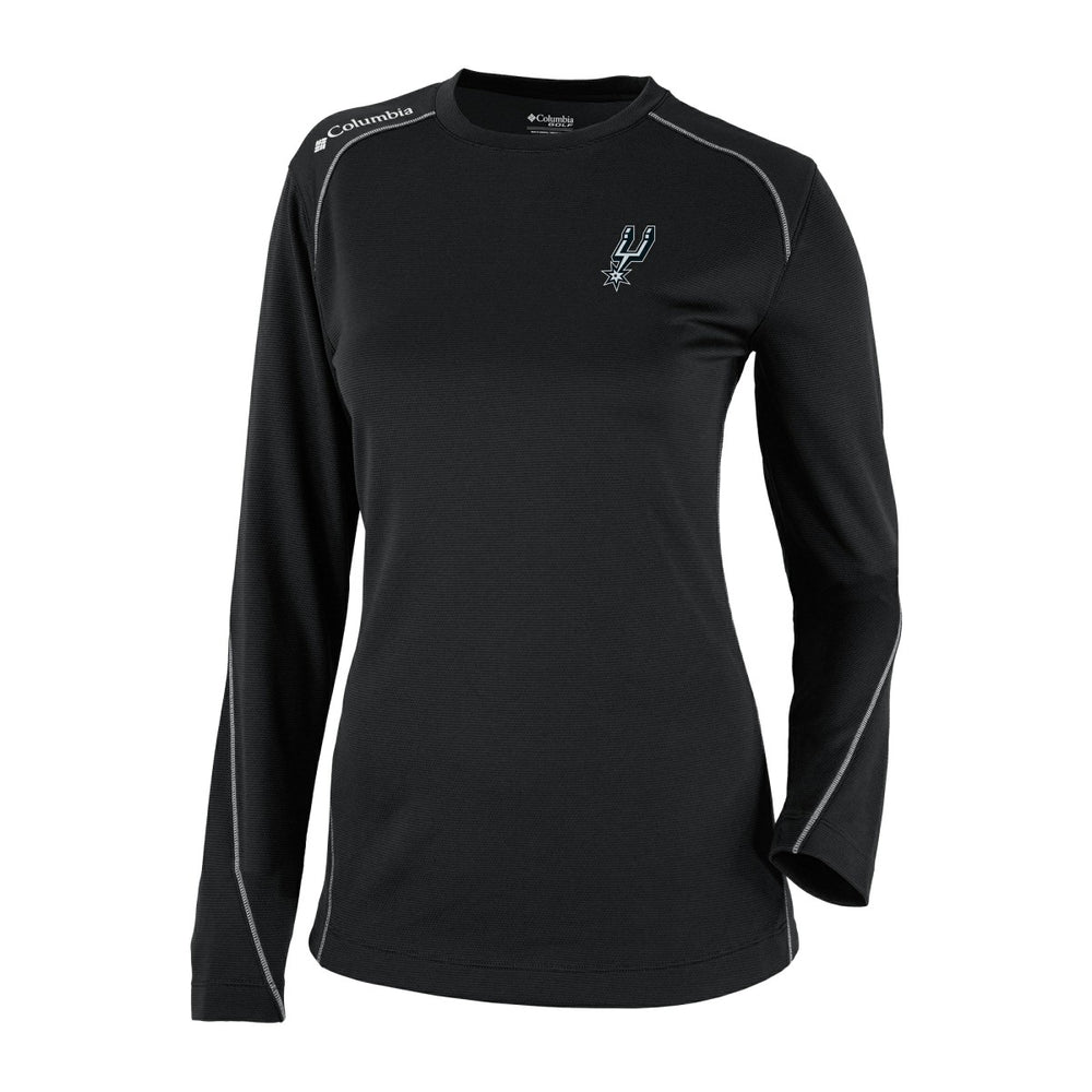 San Antonio Spurs Women's Omni-Wick Shotgun Pullover Top New