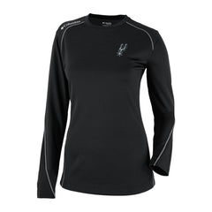 San Antonio Spurs Women's Omni-Wick Shotgun Pullover Top New