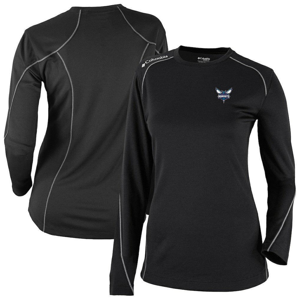Charlotte Hornets Women's Omni-Wick Shotgun Pullover Top New