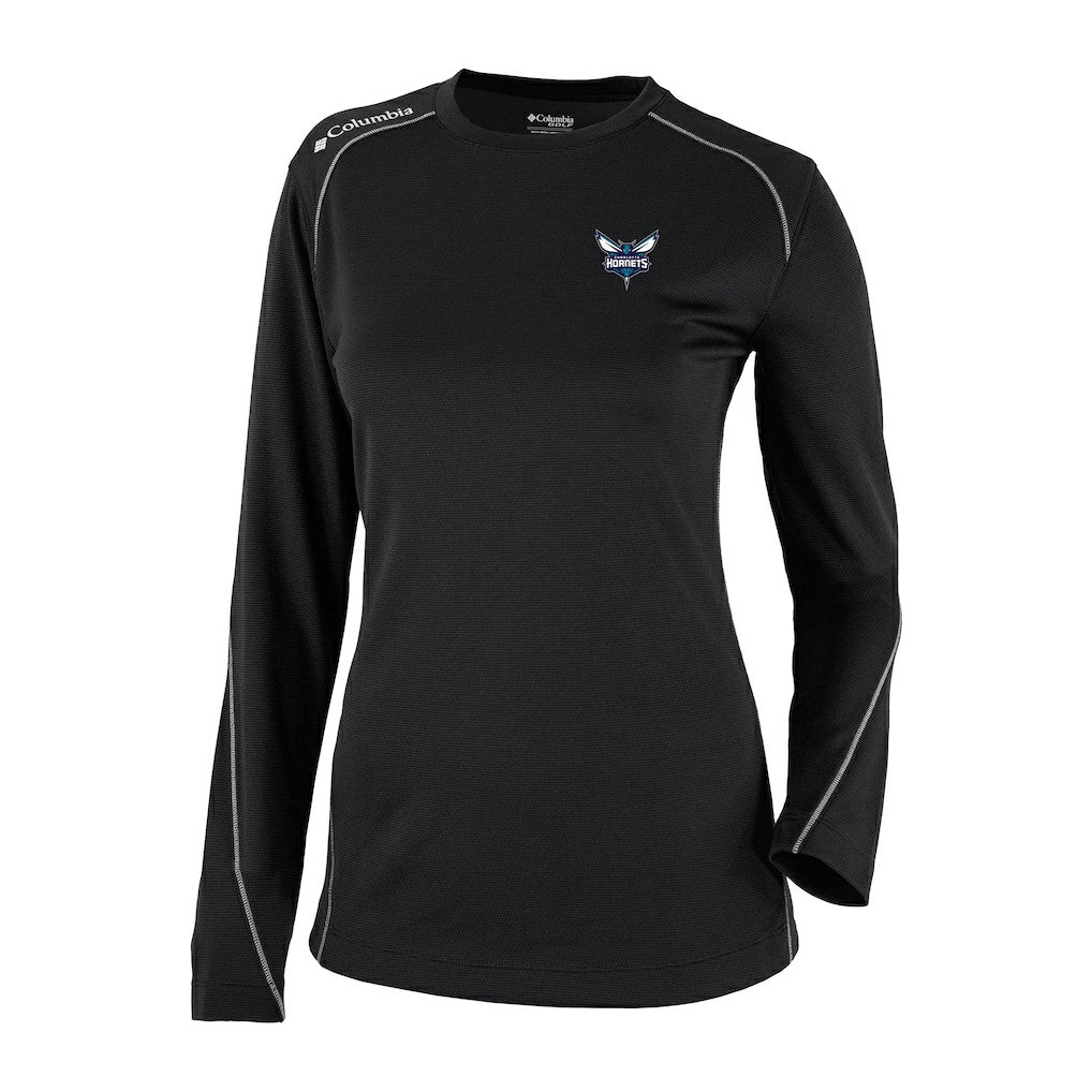 Charlotte Hornets Women's Omni-Wick Shotgun Pullover Top New