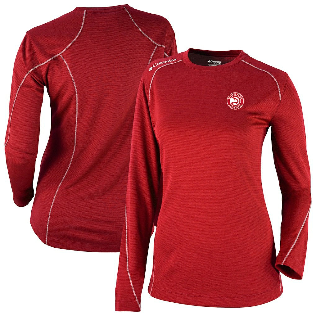 Atlanta Hawks Women's Omni-Wick Shotgun Pullover Top New