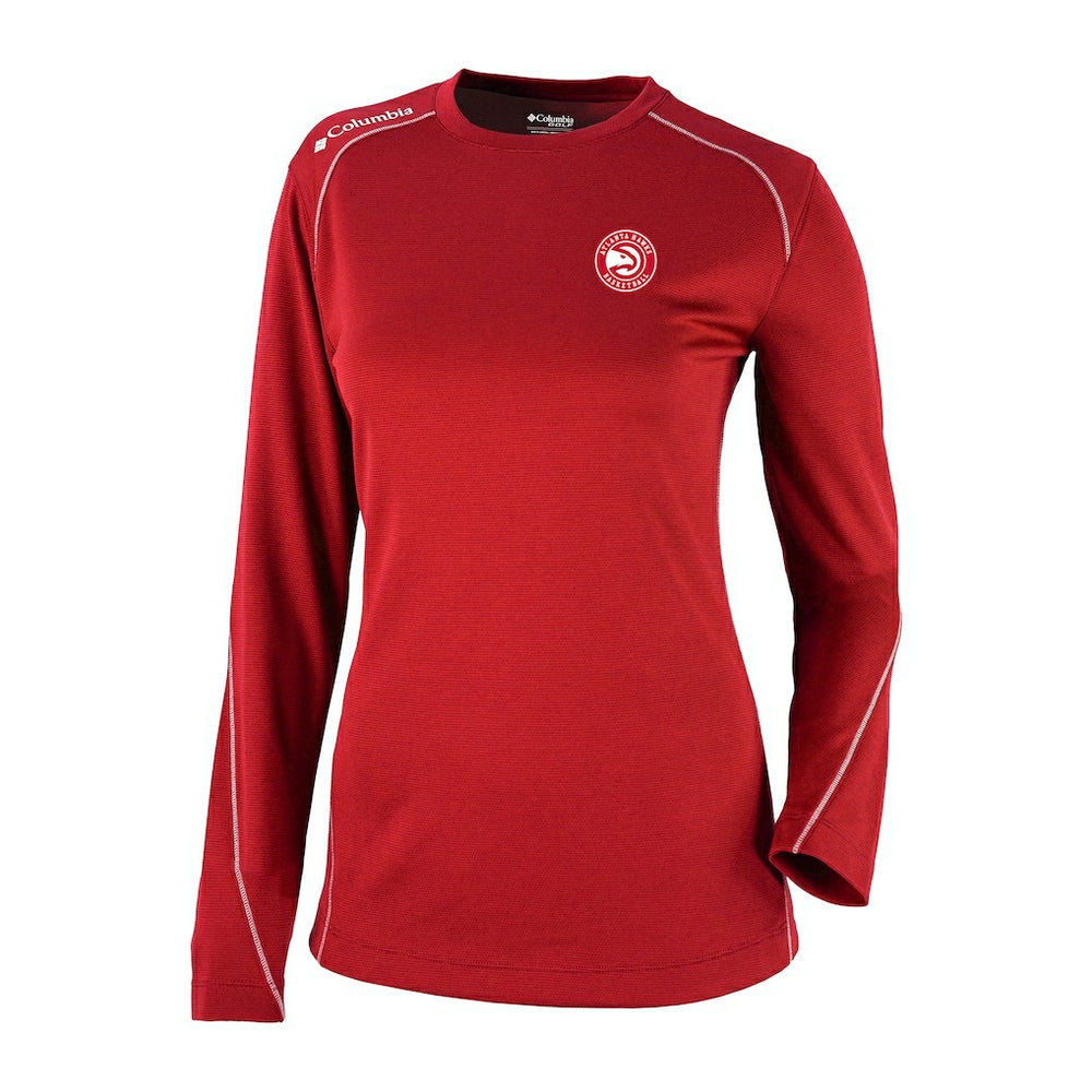 Atlanta Hawks Women's Omni-Wick Shotgun Pullover Top New