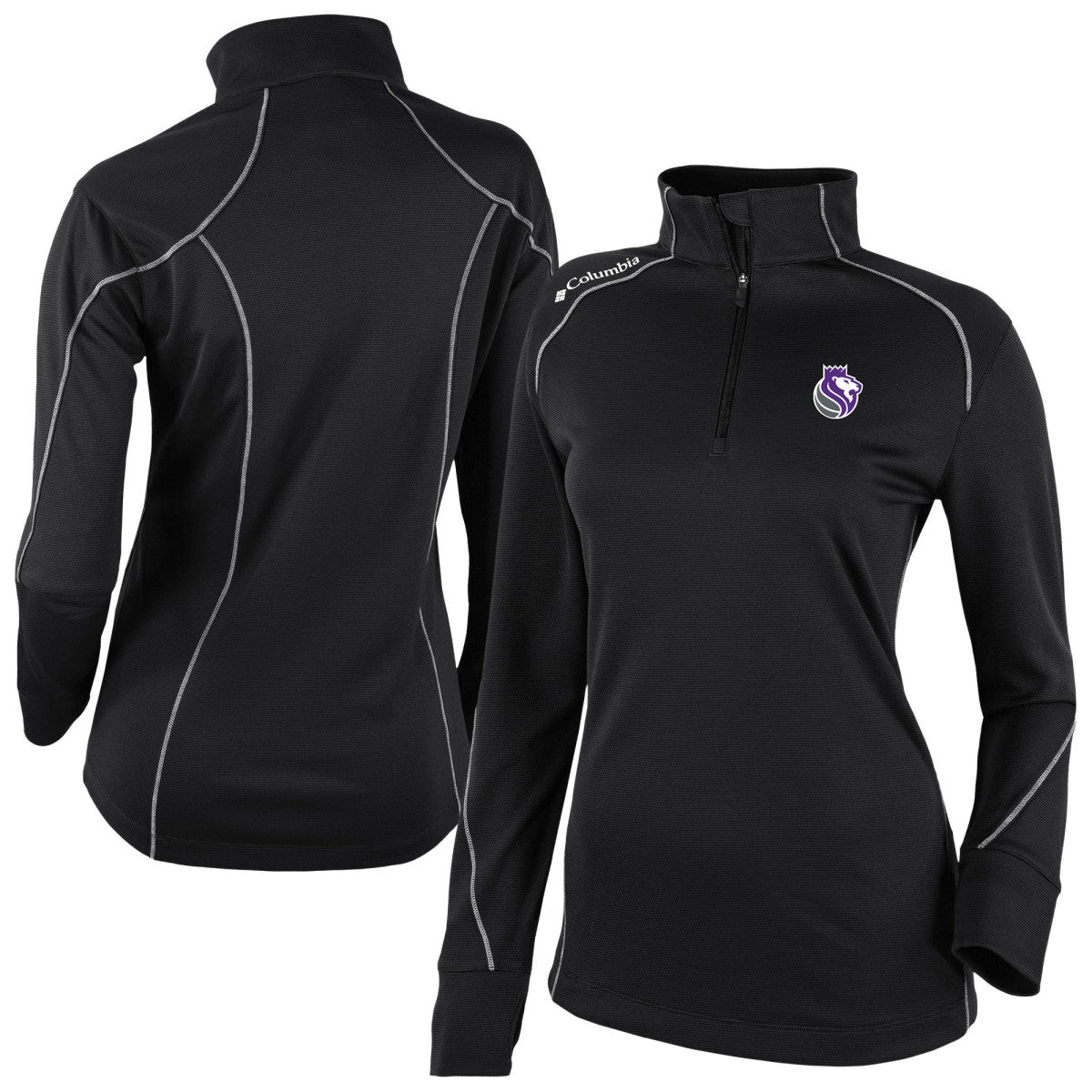 Sacramento Kings Women's Omni-Wick Shotgun 2.0 Quarter-Zip Pullover Top On Sale