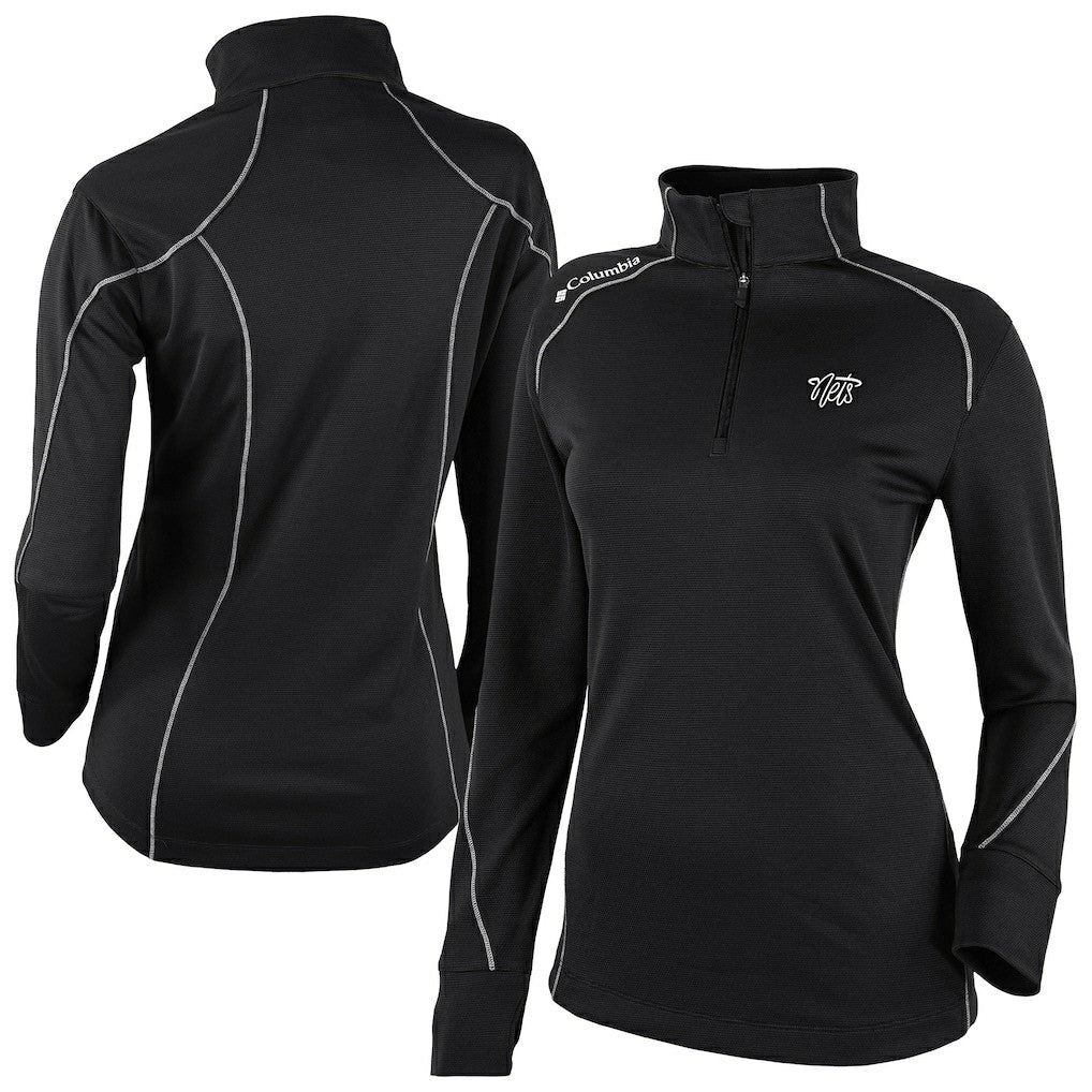 Brooklyn Nets Women's Omni-Wick Shotgun 2.0 Quarter-Zip Pullover Top On Sale