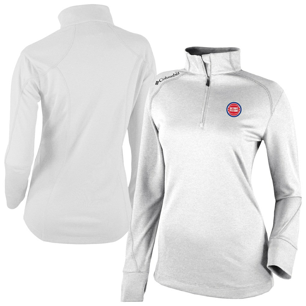 Detroit Pistons Women's Omni-Wick Shotgun 2.0 Quarter-Zip Pullover Top sale Online