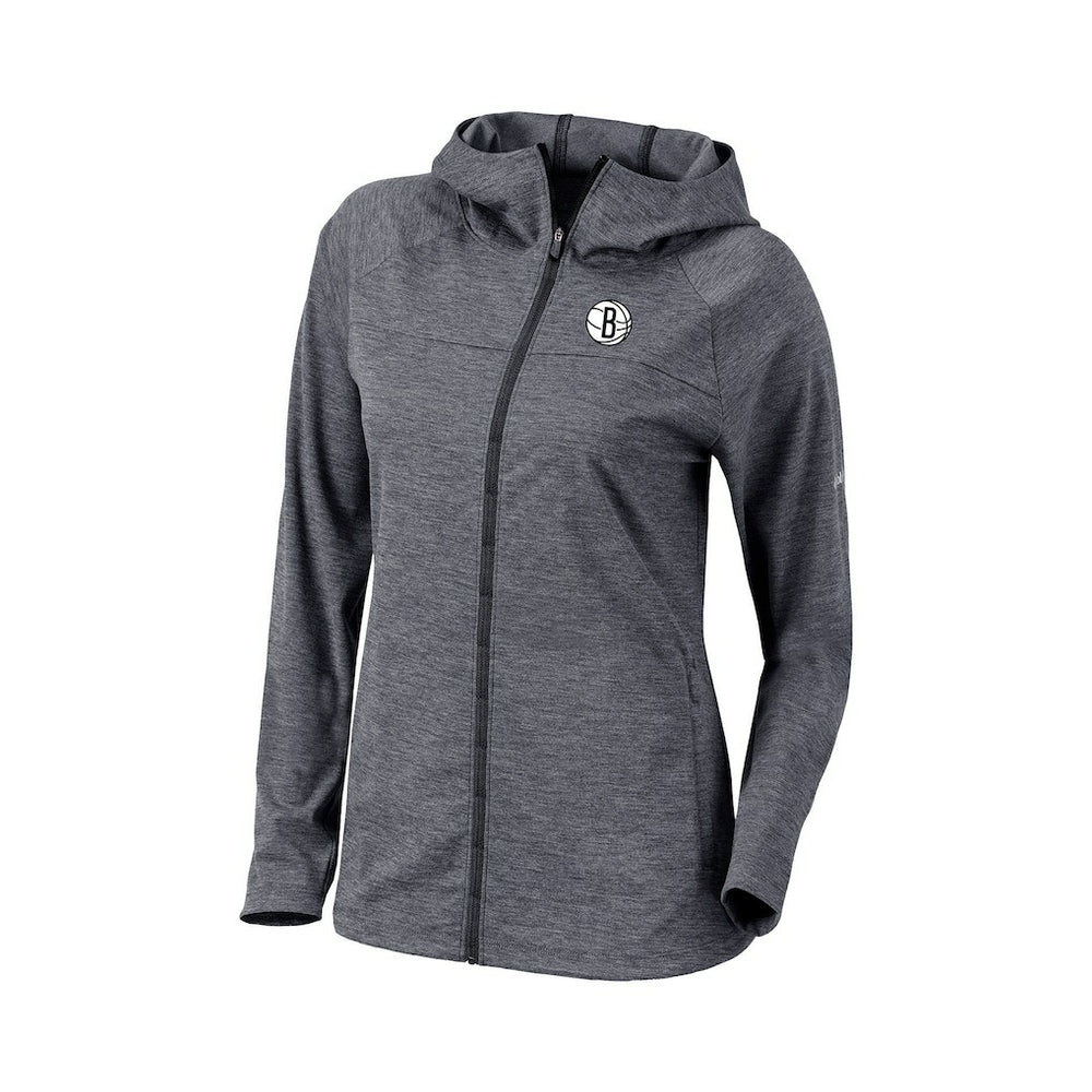 Brooklyn Nets Women's Omni-Wick Half Shot Full-Zip Hooded Jacket On Sale