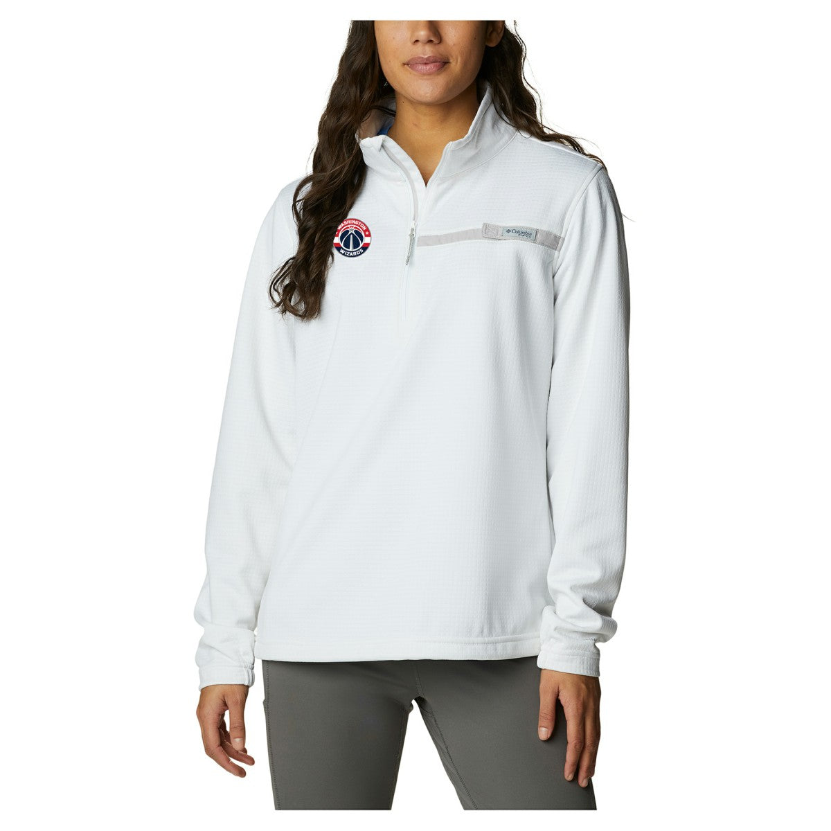 Washington Wizards Women's Skiff Guide Fleece Pullover Top New