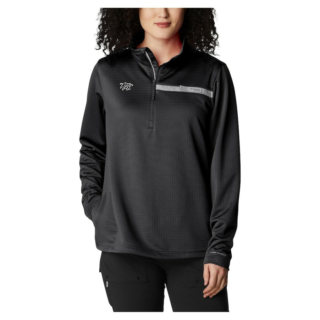 Brooklyn Nets Women's Skiff Guide Fleece Pullover Top For Sale