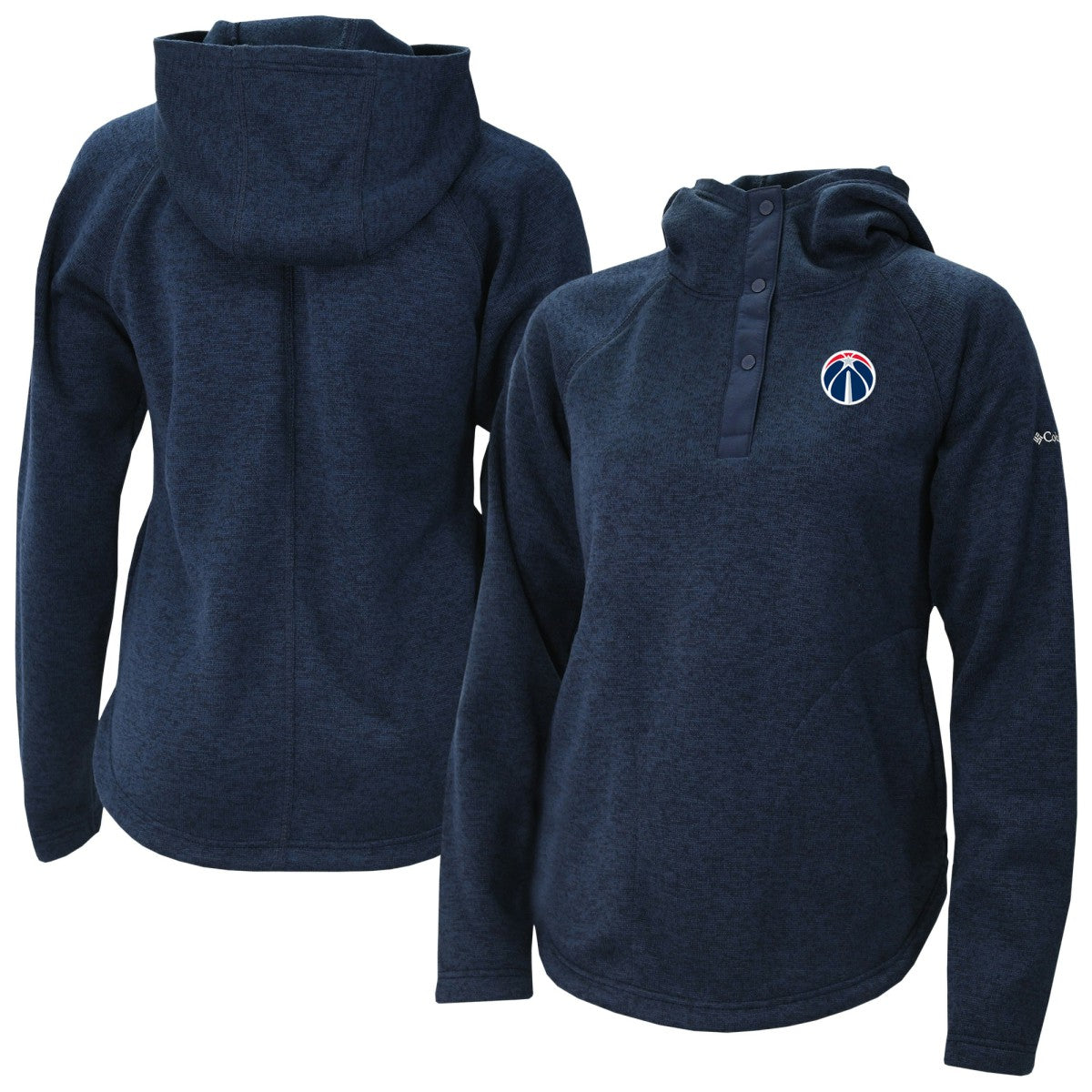 Washington Wizards Women's Sweater Weather Quarter-Snap Hoodie Discount