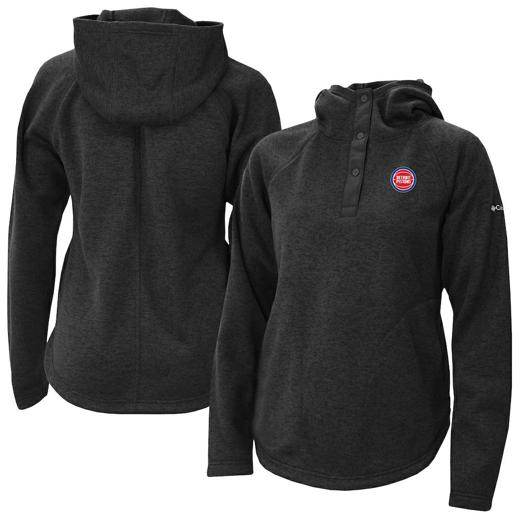 Detroit Pistons Women's Sweater Weather Quarter-Snap Hoodie sale Online