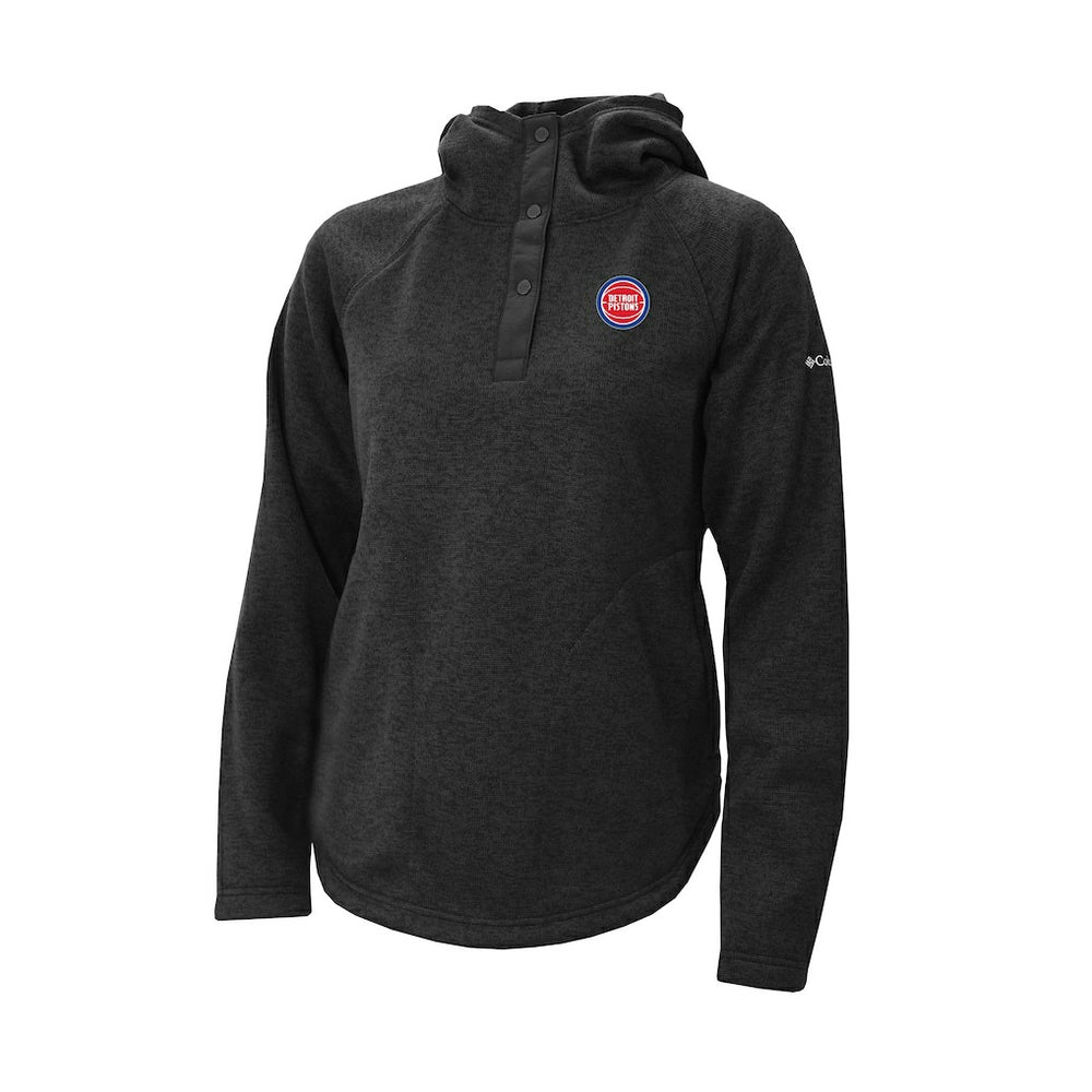 Detroit Pistons Women's Sweater Weather Quarter-Snap Hoodie sale Online