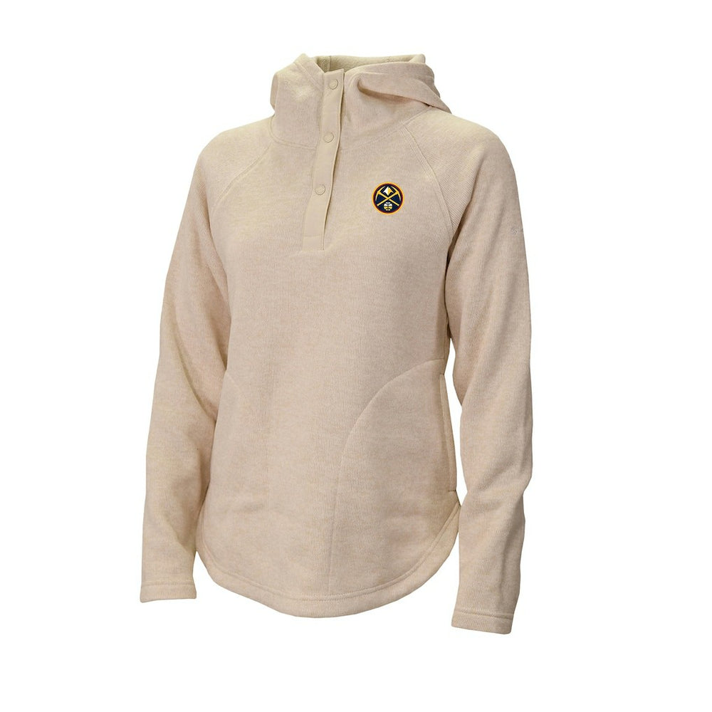 Denver Nuggets Women's Sweater Weather Quarter-Snap Hoodie sale On Sale
