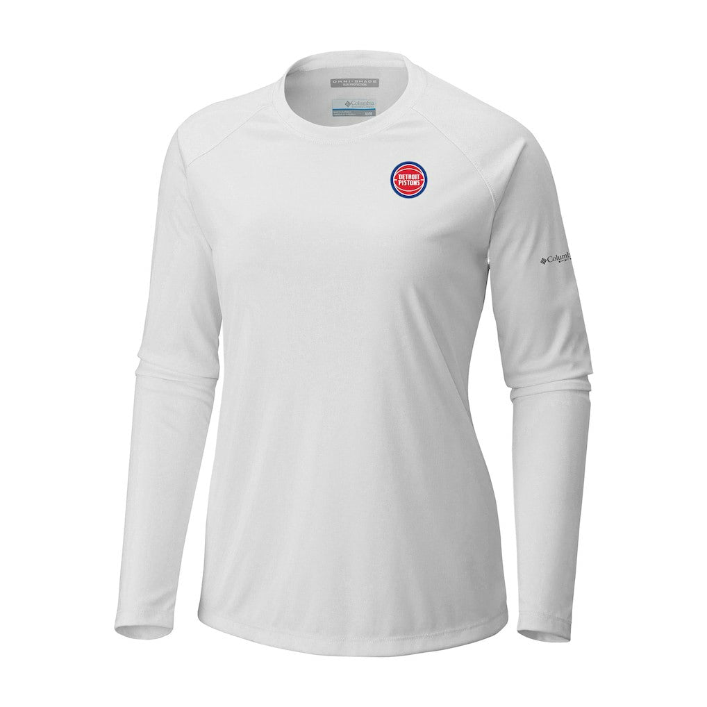 Detroit Pistons Women's Tidal Tee II Long Sleeve T-Shirt sale On Sale