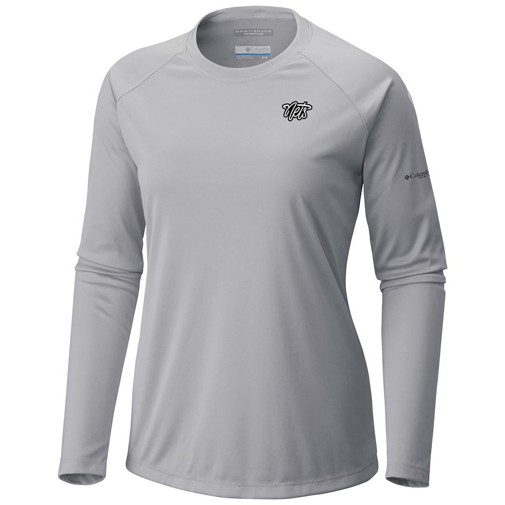 Brooklyn Nets Women's Tidal Tee II Long Sleeve T-Shirt New