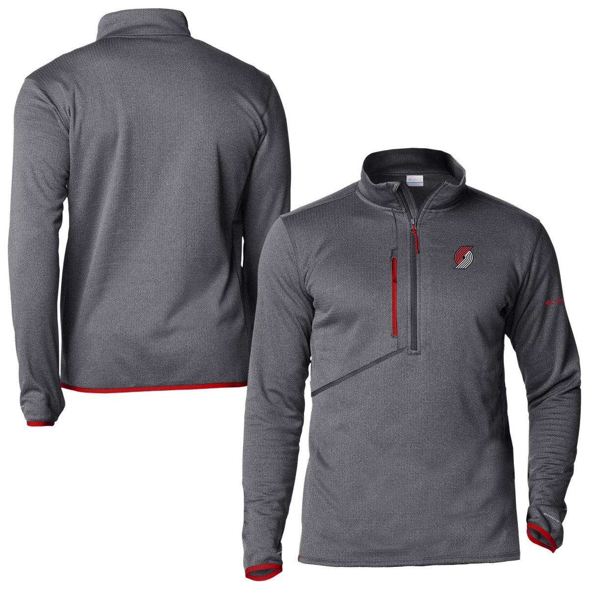 Portland Trail Blazers Park View Fleece Half-Zip Top Outlet