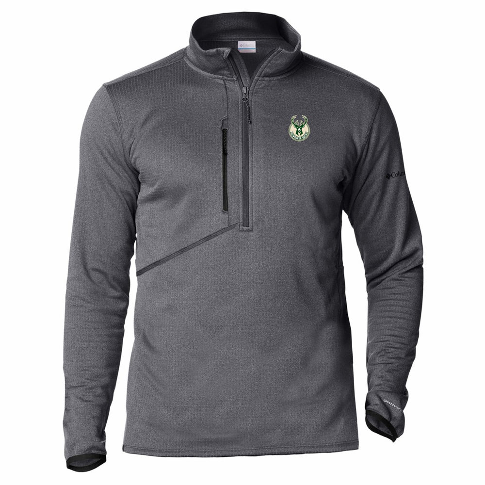 Milwaukee Bucks Park View Fleece Half-Zip Top Outlet