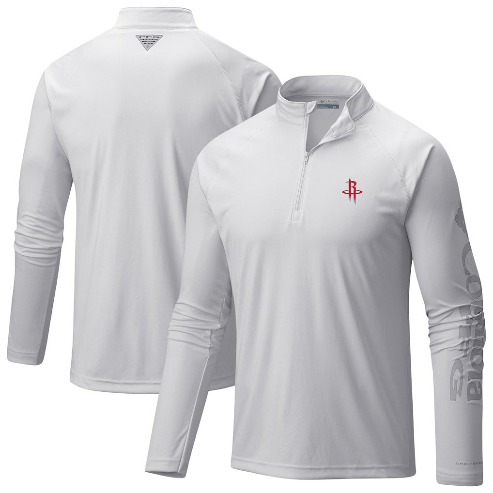Houston Rockets PFG Terminal Tackle Quarter-Zip Top sale On Sale