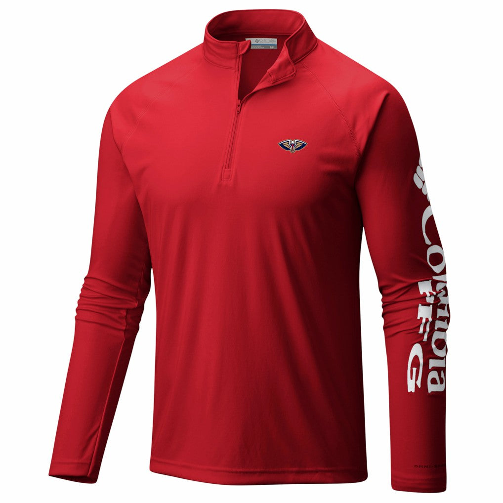 New Orleans Pelicans PFG Terminal Tackle Quarter-Zip Top New