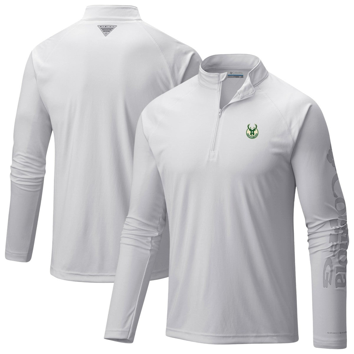 Milwaukee Bucks PFG Terminal Tackle Quarter-Zip Top On Sale