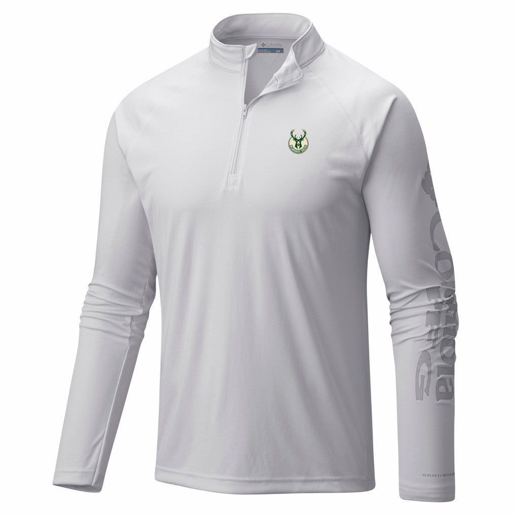Milwaukee Bucks PFG Terminal Tackle Quarter-Zip Top On Sale