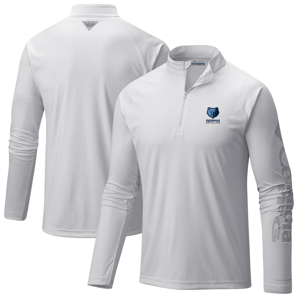 Memphis Grizzlies PFG Terminal Tackle Quarter-Zip Top Discount