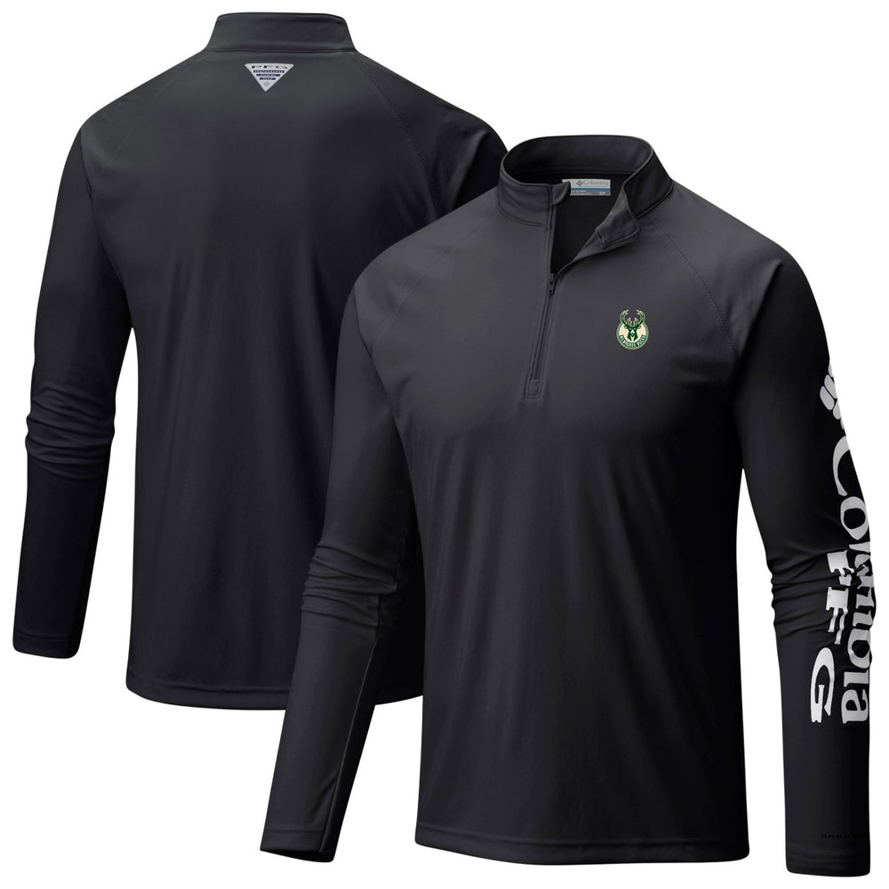 Milwaukee Bucks PFG Terminal Tackle Quarter-Zip Top New