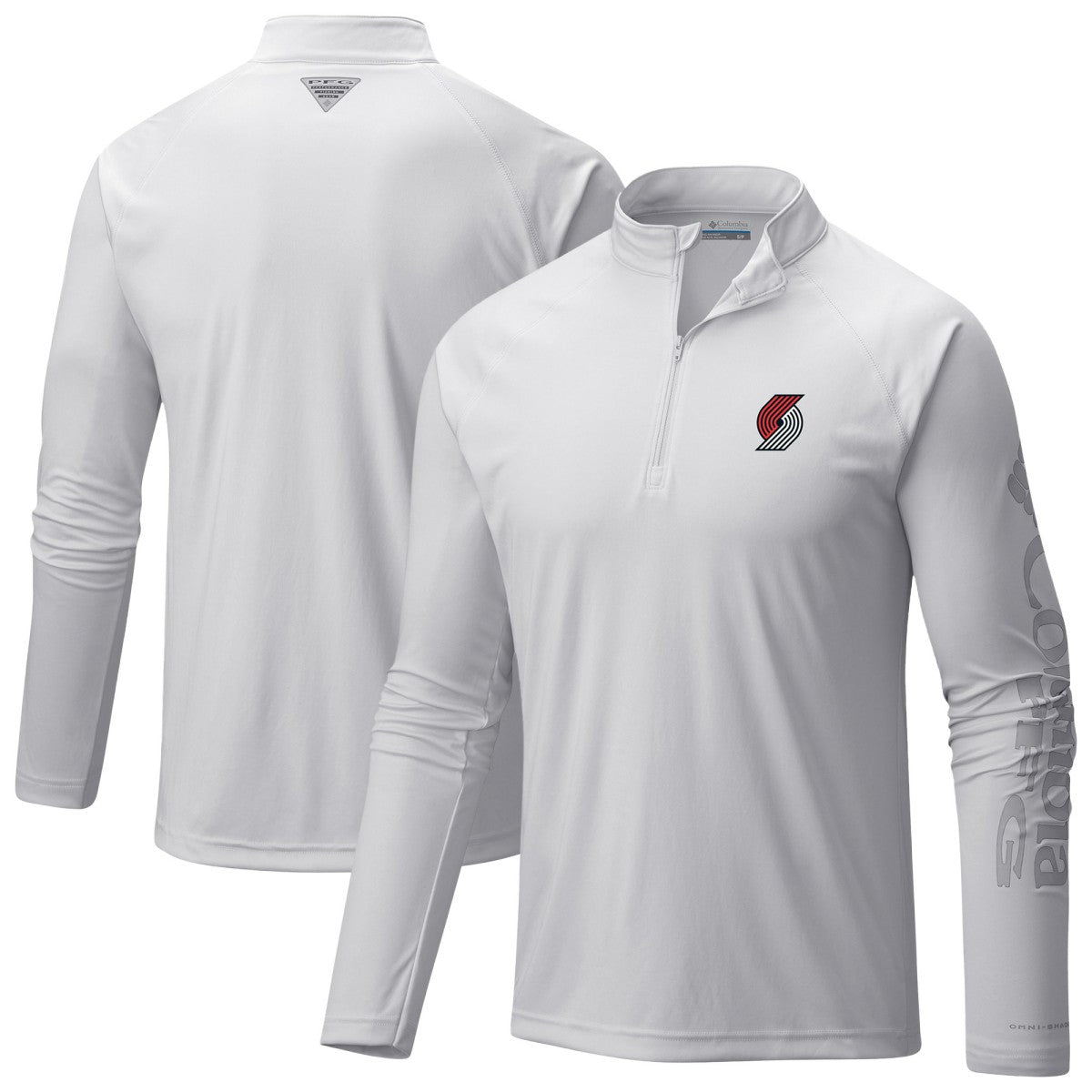 Portland Trail Blazers PFG Terminal Tackle Quarter-Zip Top On Sale