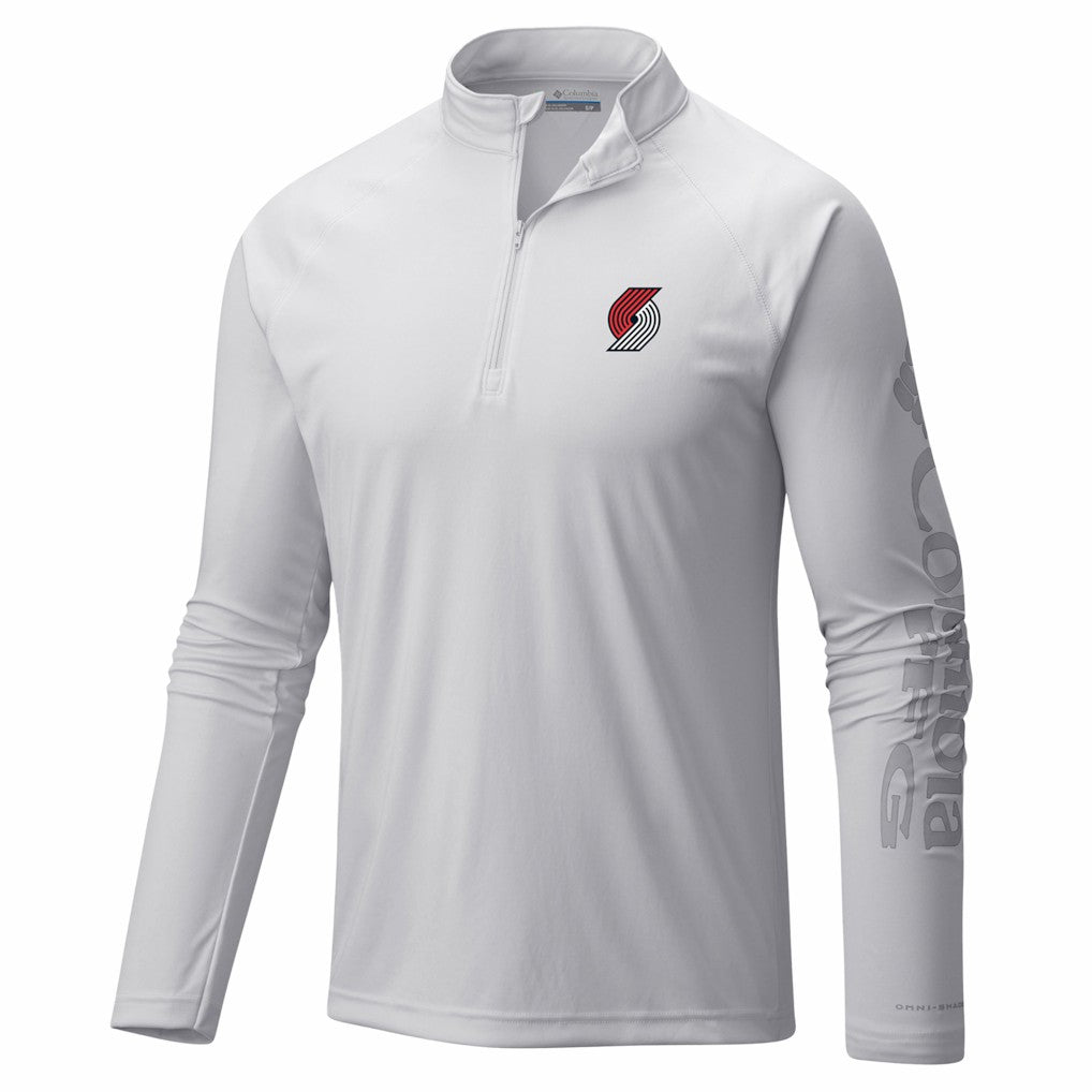 Portland Trail Blazers PFG Terminal Tackle Quarter-Zip Top On Sale