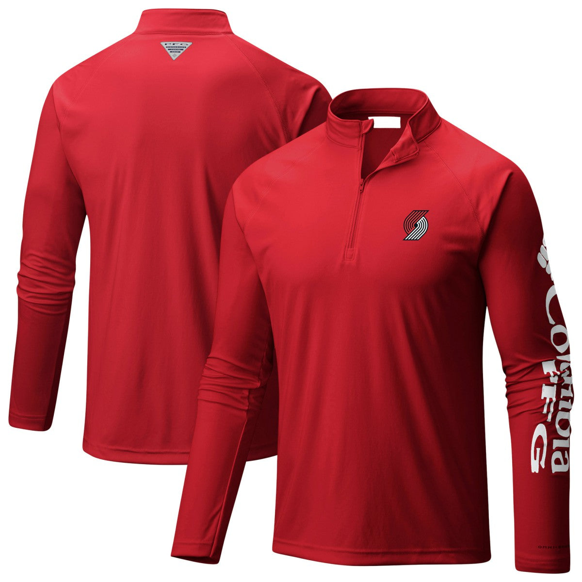 Portland Trail Blazers PFG Terminal Tackle Quarter-Zip Top On Sale