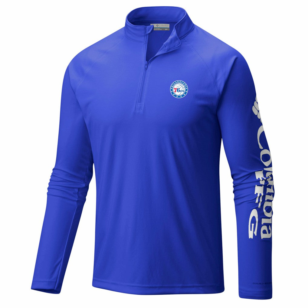 Philadelphia 76ers PFG Terminal Tackle Quarter-Zip Top On Sale
