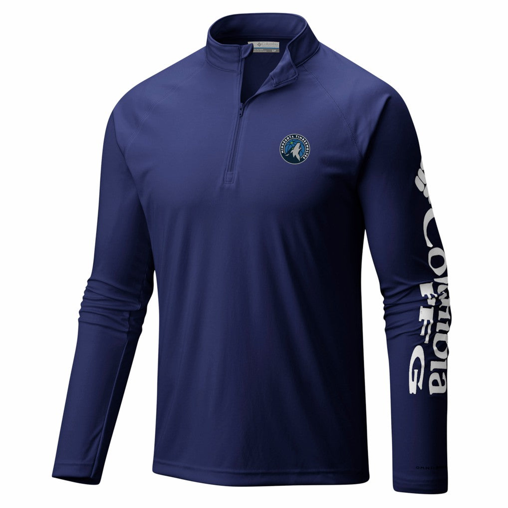 Minnesota Timberwolves PFG Terminal Tackle Quarter-Zip Top Discount