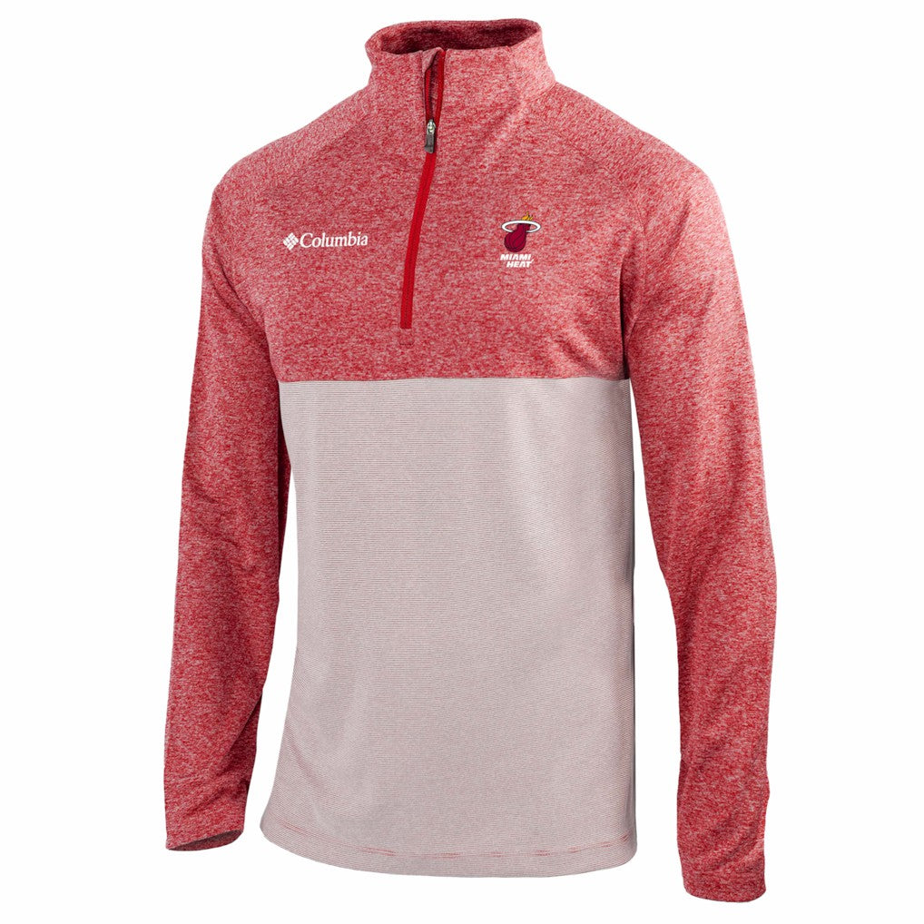 Miami Heat Omni-Wick Rockin' It Quarter-Zip Top On Sale