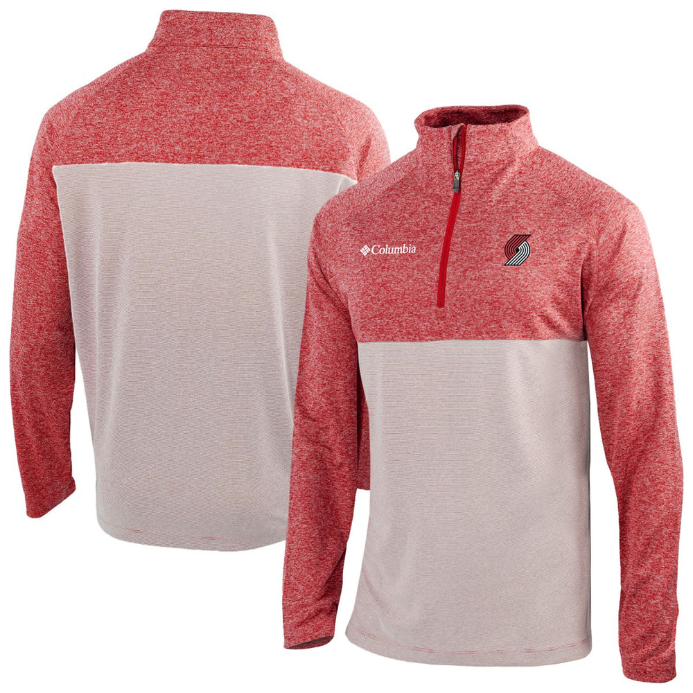 Portland Trail Blazers Omni-Wick Rockin' It Quarter-Zip Top On Sale