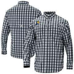 Indiana Pacers Super Tamiami Omni-Shade Long Sleeve Button-Down Shirt For Sale
