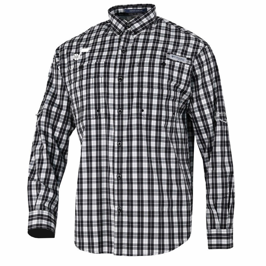 Utah Jazz Super Tamiami Omni-Shade Long Sleeve Button-Down Shirt Online
