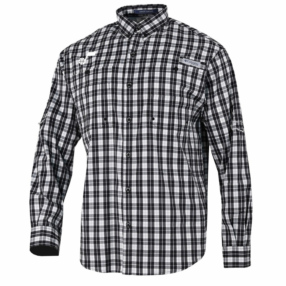 Utah Jazz Super Tamiami Omni-Shade Long Sleeve Button-Down Shirt Online