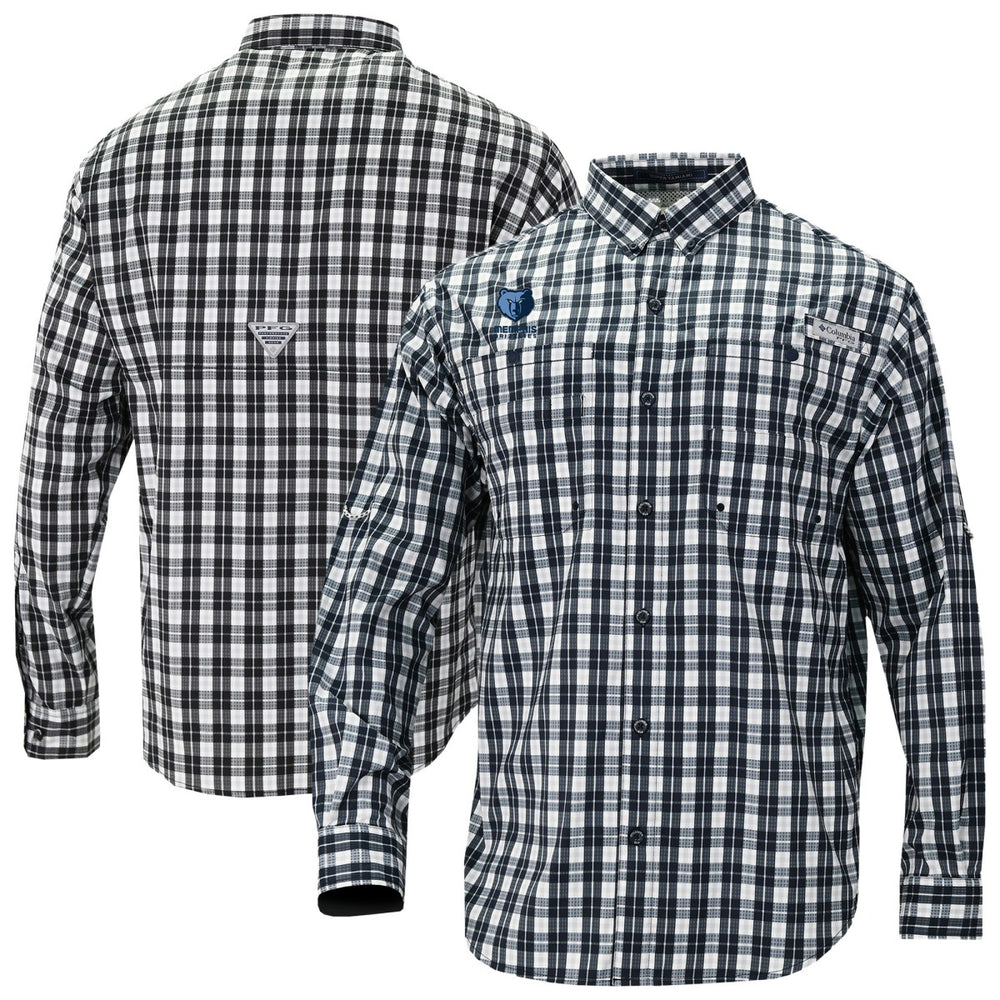 Memphis Grizzlies Super Tamiami Omni-Shade Long Sleeve Button-Down Shirt On Sale