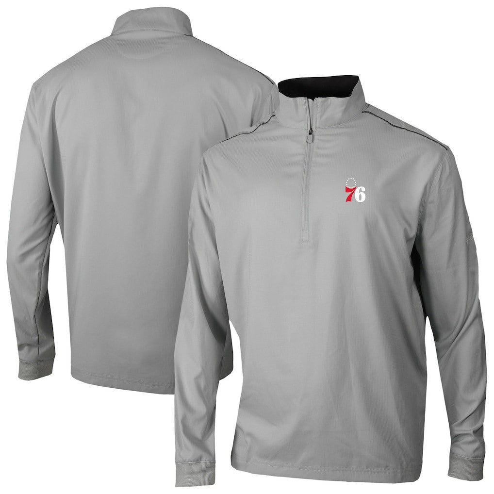 Philadelphia 76ers Omni-Wick Bogey's Paradise Quarter-Zip Top New