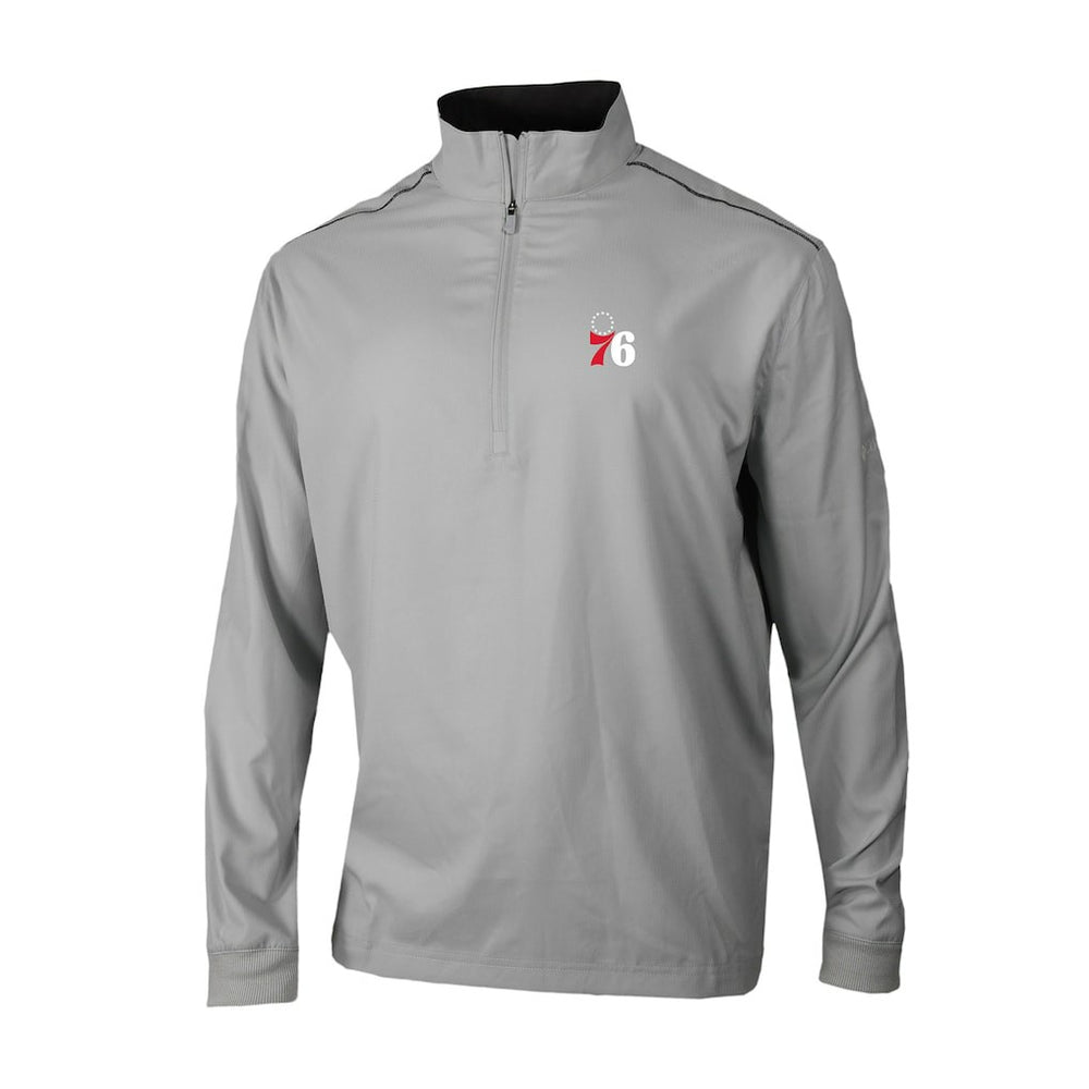 Philadelphia 76ers Omni-Wick Bogey's Paradise Quarter-Zip Top New