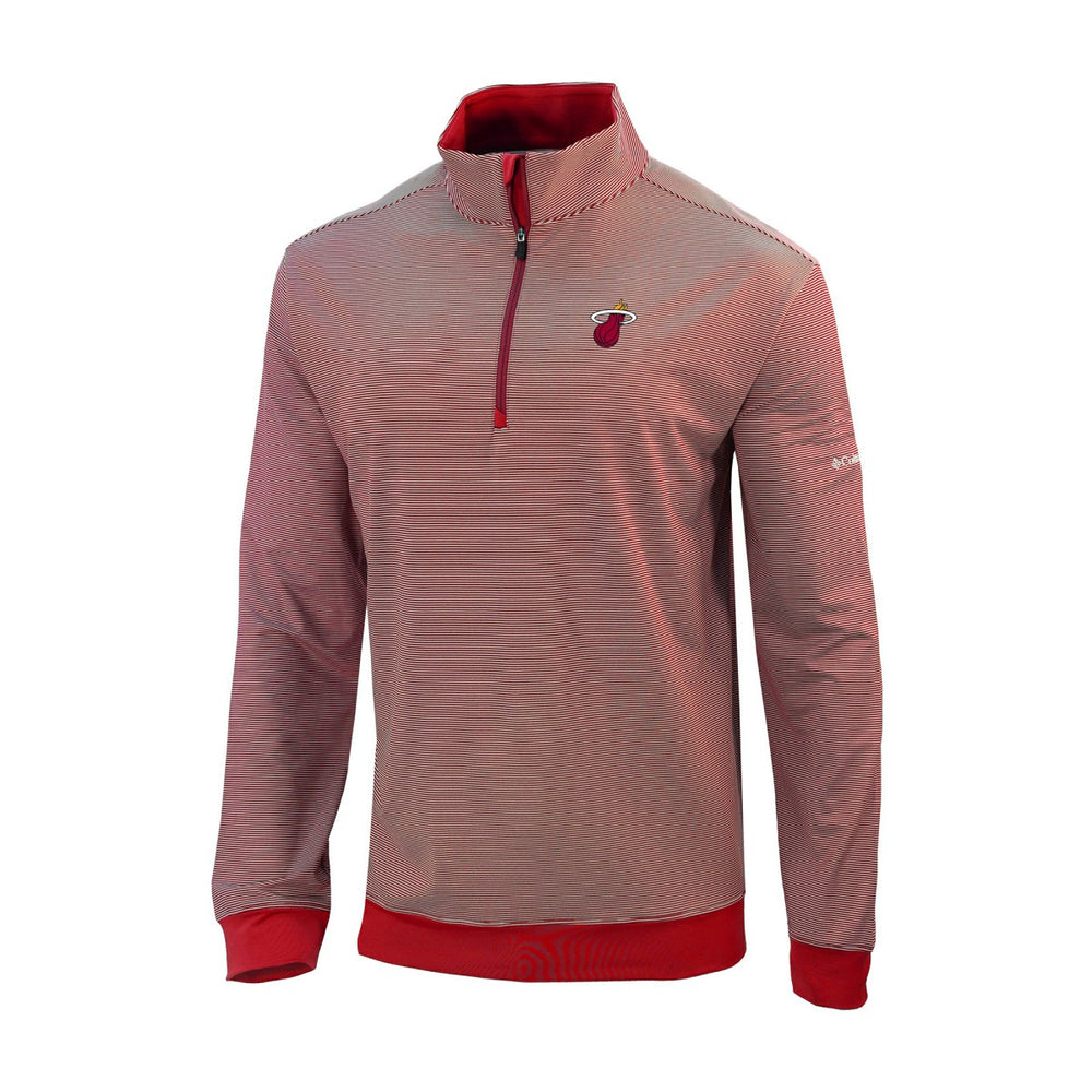 Miami Heat Omni-Wick Even Lie Quarter-Zip Top On Sale
